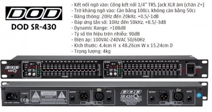 Lọc Equalizer DOD SR430