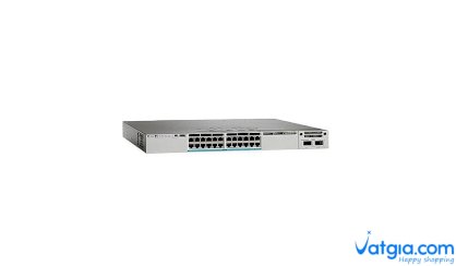 Switch Cisco WS-C3850-24XUW-S Catalyst 3850 24 Port UPOE with 24 100Mbps/1/2.5/5/10 Gbps and 5 access point licenses IP Base