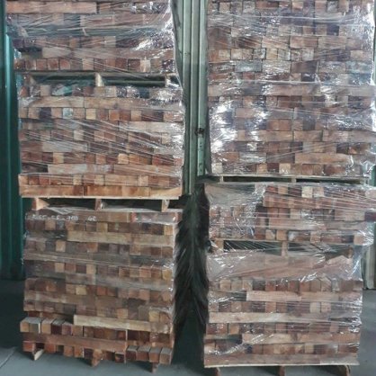 Thanh vuông gỗ cao su bào 4 mặt 50mm x 450mm Nam Trung JSC TVGCSB4M50-4