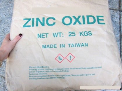 Zinc Oxide nhập khẩu Đài Loan báo 25kg