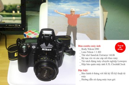 Nikon D90 kèm phụ kiện
