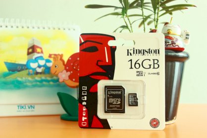 Thẻ nhớ  MicroSD Kingston 16G Class 10