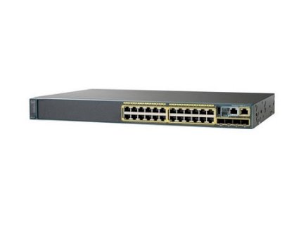 Cisco WS-C2960XR-24PD-I Catalyst 2960-XR 24 GigE PoE 370W, 2 x 10G SFP+, IP Lite