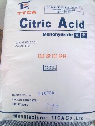 Axit Xitric Khan (hay Axit Citric) nhập khẩu từ Châu Âu - E330