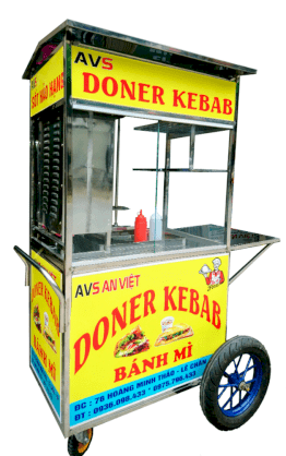 Xe nướng bánh mì Thổ Nhĩ Kỳ Doner Kebab An Việt BM90-2T