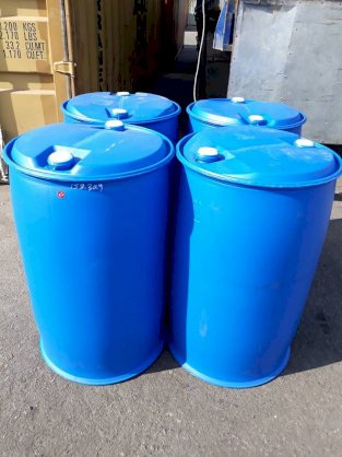 Phuy nhựa đựng hóa chất  BS 220L nắp kín