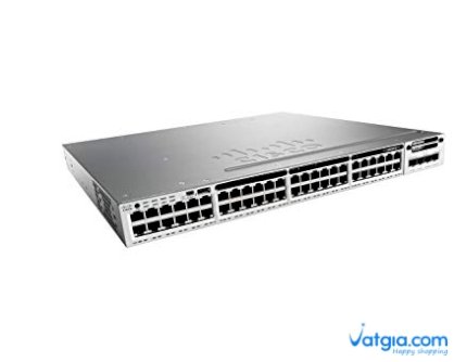 Switch Cisco WS-C3850-48UW-S Catalyst 3850 48 Port UPOE with 5 access point licenses IP Base