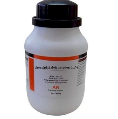 Phenolphthalein solution 0.1% 500 ml