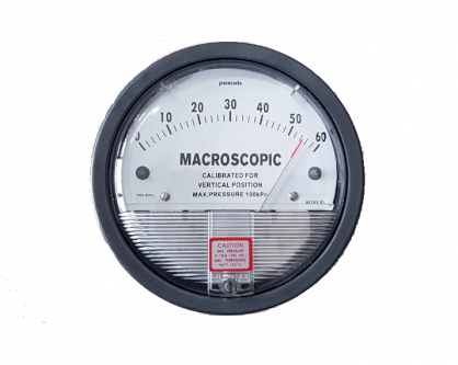 Đồng hồ đo chênh áp phòng sạch Macroscopic - Series 2000