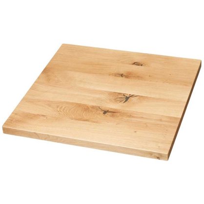Mặt bàn vuông gỗ Sồi Solid 18x700x700mm MBVS-Solid20192