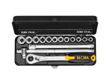 Bộ tuýp hệ inch 14 món 1/2 inch Elora 770-LKAU