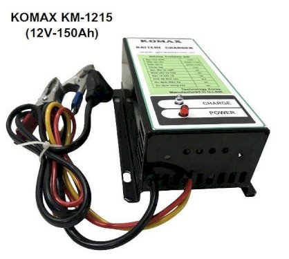 Nạp ắc quy tự động KOMAX 12V-150Ah, KM-1215