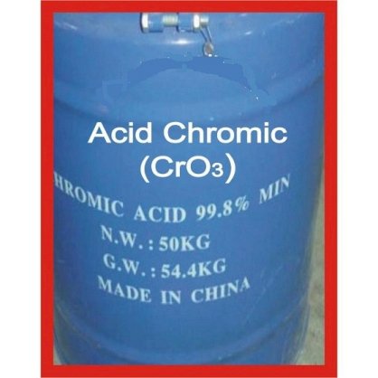 Sản phẩm Oxide Chromic (CrO3)- Trần Tiến - 50kg/Phuy