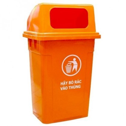 Thùng rác nắp hở Hà Thành Eco 90 lít