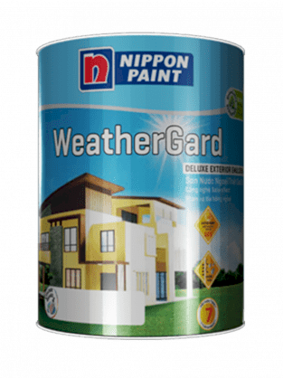 Sơn ngoại thất Nippon Weathergard bóng màu trắng 18L
