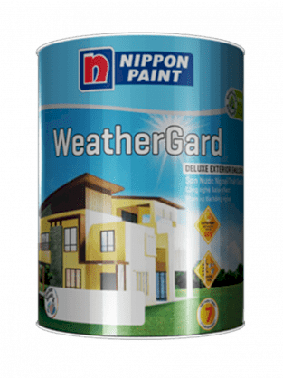 Sơn ngoại thất Nippon Weathergard bóng màu chuẩn 1L