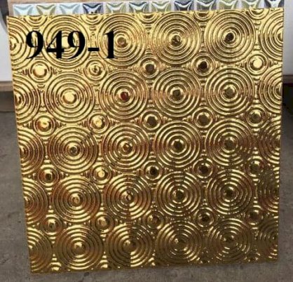 Gạch trang trí nhũ vàng 30x30cm 949-1