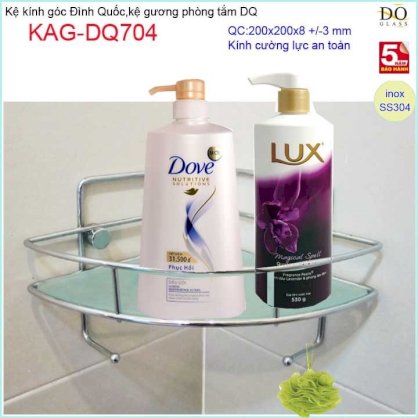 Kệ kiếng phòng tắm, kệ kính Đình Quốc KAG-DQ704