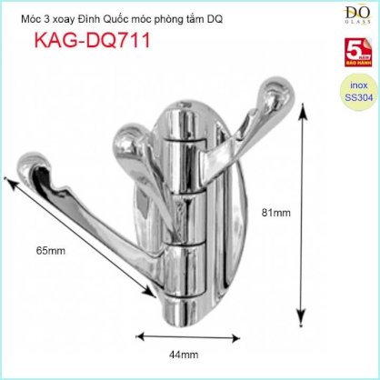 Móc treo đồ, móc áo, móc khăn Đình Quốc KAG-DQ711