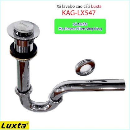 Xả nhấn lavabo Luxta, bộ xả lavabo cao cấp KAG-LX547