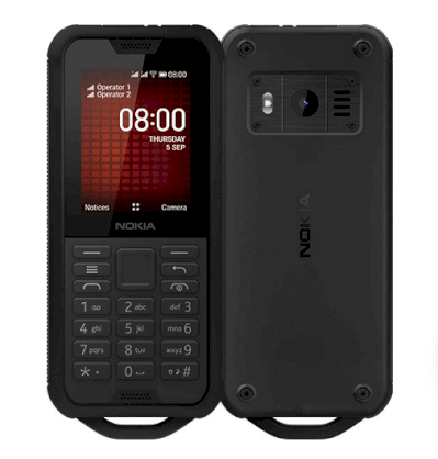 Nokia 800 Tough 512MB RAM/4GB ROM - Black Steel