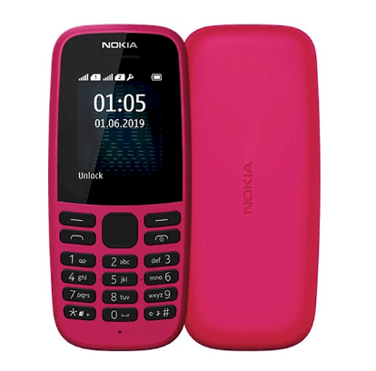 Nokia 105 (2019) 4MB RAM/4MB ROM - Pink