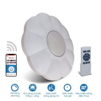 Đèn led  ốp trần thông minh wifi Rạng Đông D LN15L 490/48W.WF