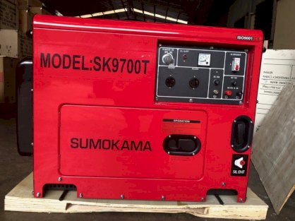 Tổ máy phát điện chạy dầu Sumokama – SK9700T – 1 pha