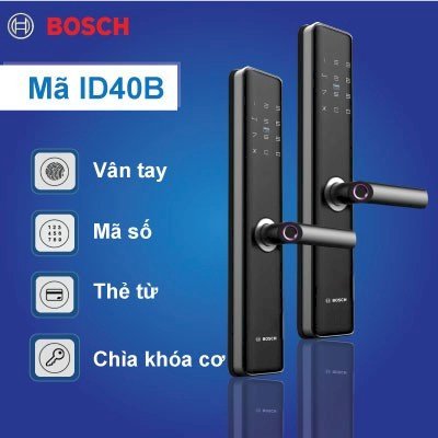 Khóa cửa điện tử Bosch - ID40B