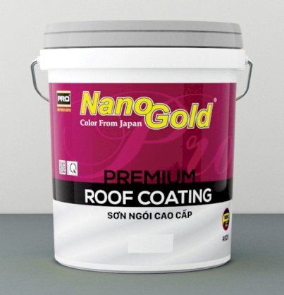 Sơn ngói cao cấp NanoGold premium roof coating A925 Loại 5.4kg