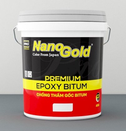 Sơn Chống thấm gốc BITUM NanoGold premium epoxy bitum A956 loại 4.8kg