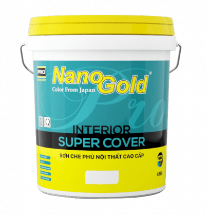 Sơn nhà sơn che phủ nội thất NanoGold Interior Super Cover A990 - 23.5kg/thùng