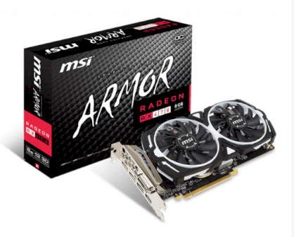 VGA MSI RX470 Armor OC 8G Dual Fan