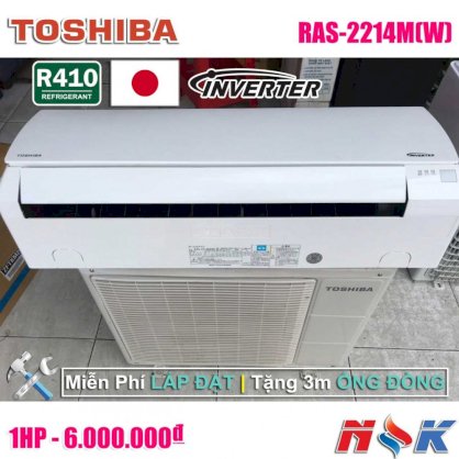 Máy lạnh Toshiba Inverter RAS-2214M(W) 1HP