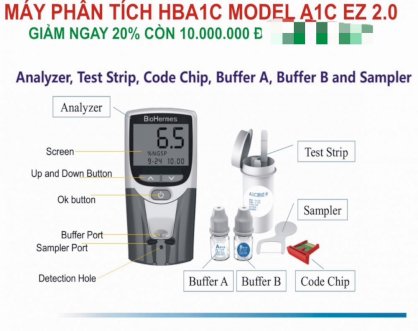 Máy phân tích HbA1C BioHermes A1C EZ 2.0