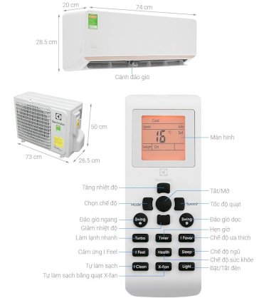 Máy lạnh Electrolux  Inverter 1HP, R-32