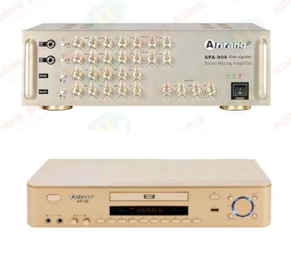 Combo Amply Arirang SPA-909 + Đầu karaoke Arirang AR-36