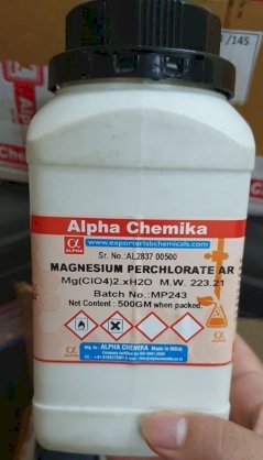 Magnesium perchlorate AR , Alpha Chemika   500 gm