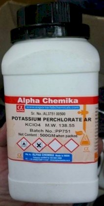 Potassium perchlorate AR  , Alpha Chemika 500 gm