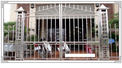 Cửa cổng inox Hải Minh HM09