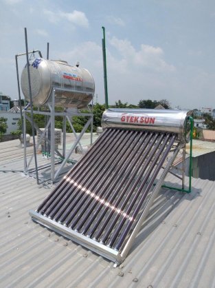 Máy nước nóng năng lượng mặt trời GTEKSUN 120 Lít
