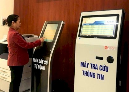 Máy kiosk tra cứu thông tin ủy ban hành chính GOODM - GKIOSK345580P2DP