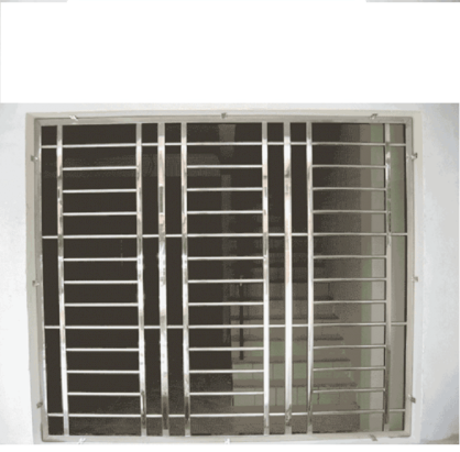 Khung chắn cửa sổ inox Hải Minh HN19