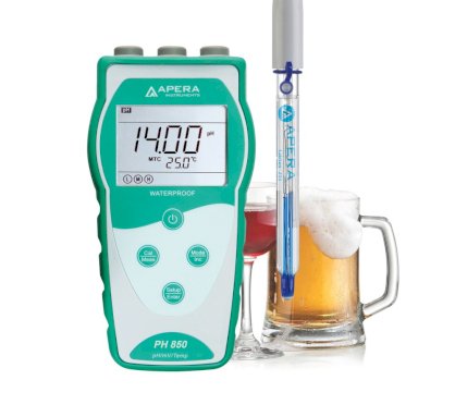 Máy đo pH/mV/nhiệt độ cầm tay trong đồ uống Apera - Mỹ PH850-BR