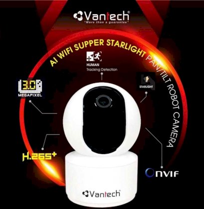 Vantech Camera Onvif Wireless Robot AI-V2010B