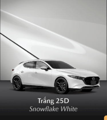 All-new Mazda3 1.5L Deluxe Trắng 25D