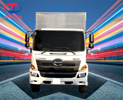 Xe tải Hino series 500, Euro 4,  tải trọng 14 tấn, 3 chân FL, thùng kín