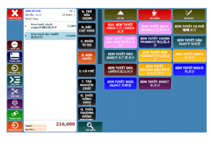 Phần mềm quản lý quán trà chanh Newpos