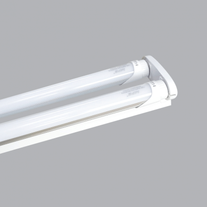 Bộ máng đèn Batten Led Tube siêu mỏng nhôm T8 bóng đôi 20W MPE 1m2