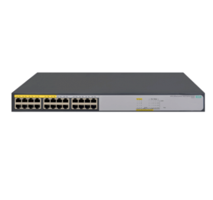 HPE OfficeConnect 1420 24G PoE+ (124W) Switch - JH019A